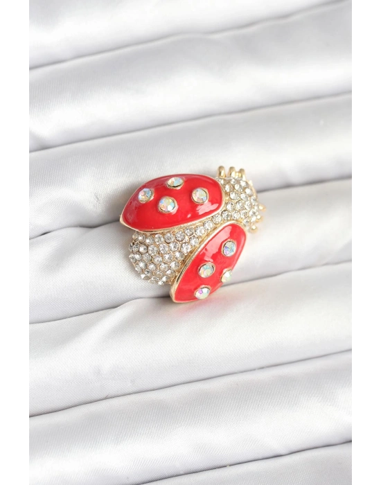 Uğur Böceği Model Broş