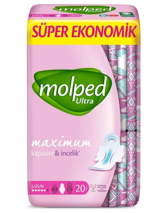 Ultra Anatomik Uzun Ped Süper Eko 20 Adet