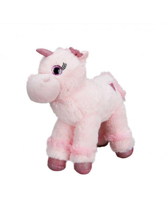 Unicorn Renkli Peluş At 28 cm.