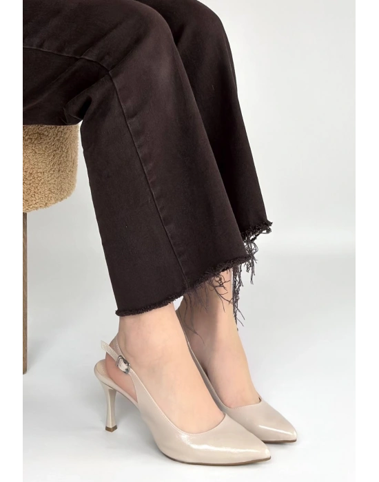 Uster Bej Rugan Topuklu Ayakkabı