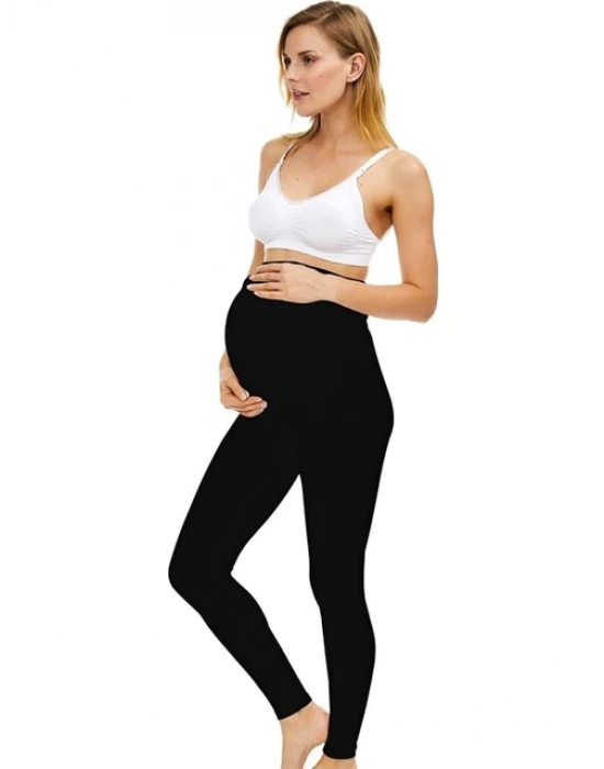 Uzun Hamile Tayt 4341 Black