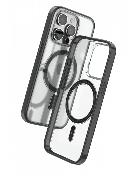 Venco Apple iPhone 15 Pro Max Joly Magsafe Kapak - Siyah