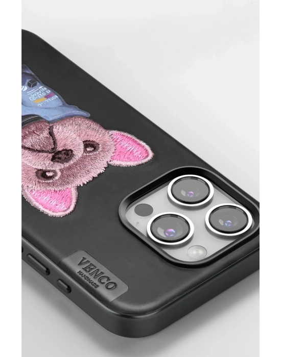 Venco iPhone 11 Cute Desenli Kapak - Siyah