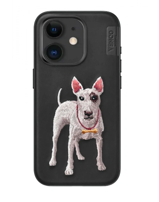 Venco iPhone 11 Perma Desenli Kapak - Siyah