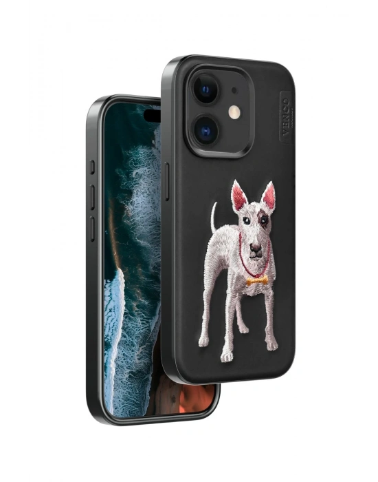 Venco iPhone 11 Perma Desenli Kapak - Siyah