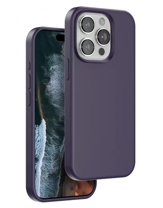 Venco iPhone 14 Pro Max Home Magsafe Kapak - Derin Mor