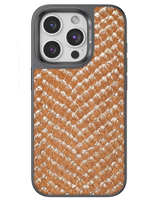 Venco iPhone 14 Pro Viper Kapak - Kahverengi