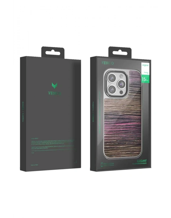 Venco iPhone 14 Pro Wave Kapak - Pembe