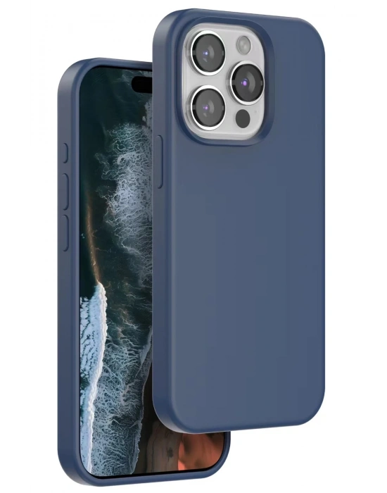 Venco iPhone 15 Pro Max Home Magsafe Kapak - Lacivert