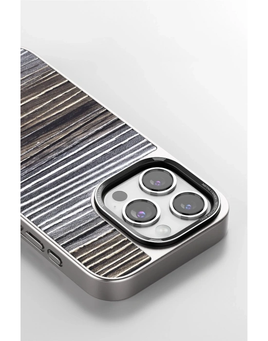 Venco iPhone 15 Pro Max Wave Kapak - Sarı