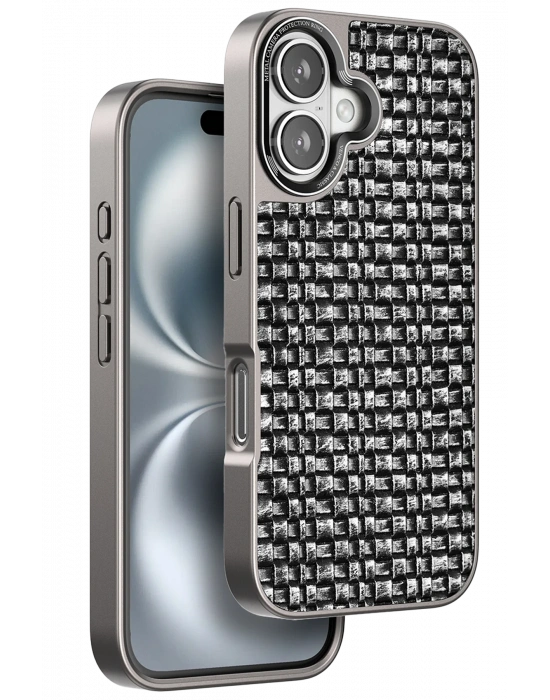 Venco iPhone 16 Brand Kapak - Gümüş