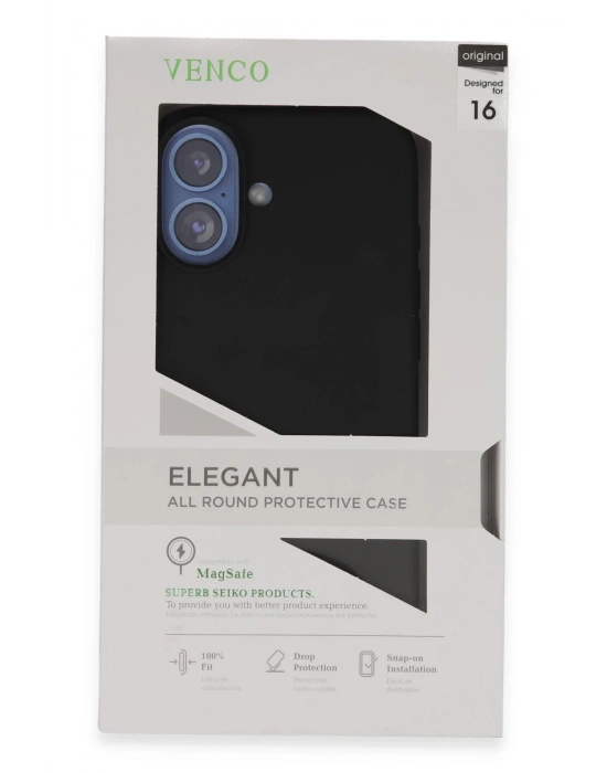 Venco iPhone 16 Home Magsafe Kapak - Siyah