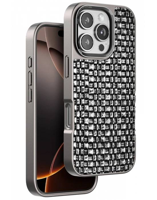 Venco iPhone 16 Pro Max Brand Kapak - Gümüş