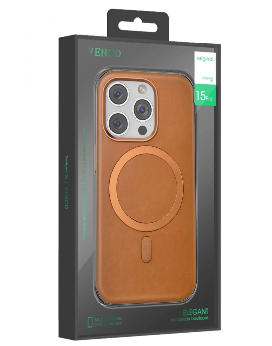 Venco iPhone 16 Pro Max Puskas Magsafe Kapak - Siyah