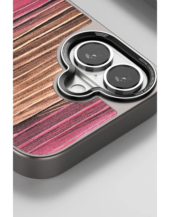 Venco iPhone 16 Pro Wave Kapak - Pembe