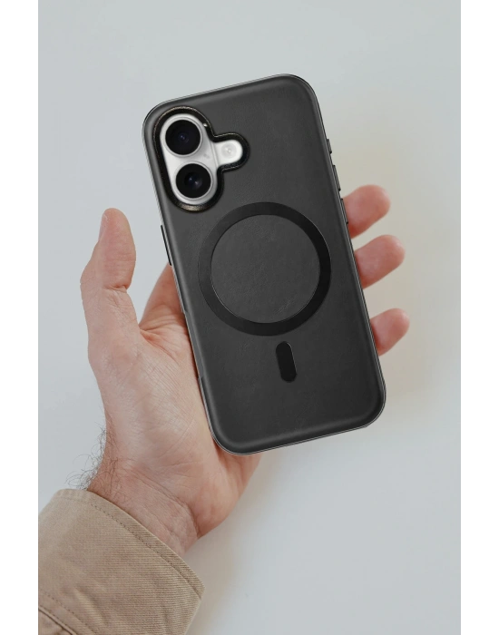 Venco iPhone 16 Puskas Magsafe Kapak - Titan Gri