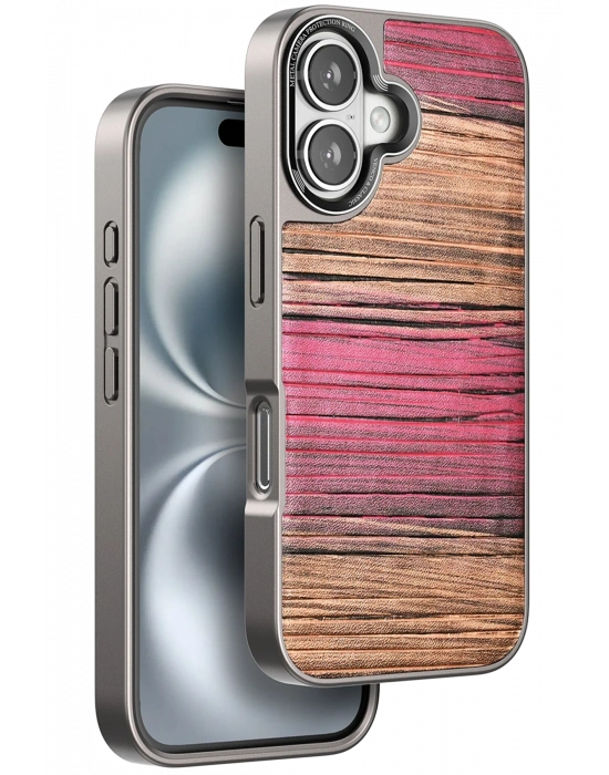 Venco iPhone 16 Wave Kapak - Pembe