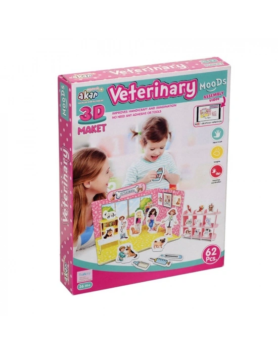 Veteriner Maket 3 Boyutlu Puzzle