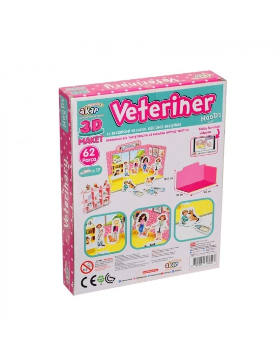 Veteriner Maket 3 Boyutlu Puzzle