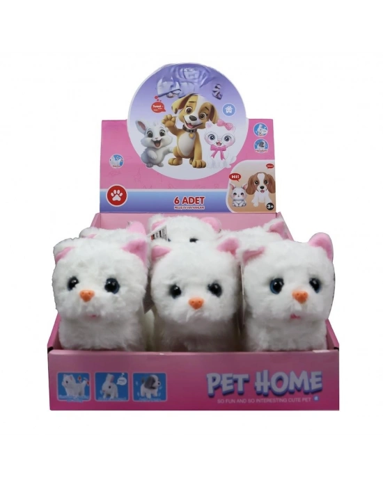 VRD10644 PELUŞ EVCİL KEDİ SESLİ VE HAREKETLİ