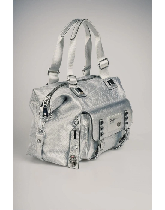 Wawin Gri Cilt Omuz Çantası