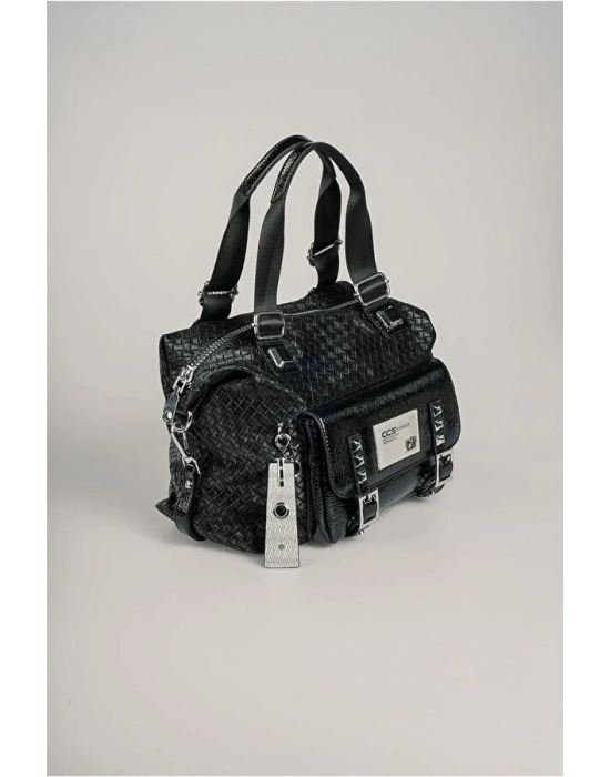 Wawin Siyah Cilt Omuz Çantası