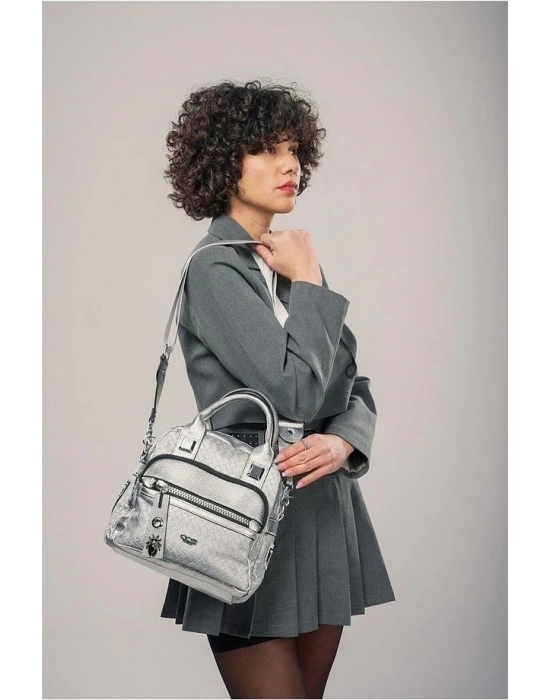 Weta Gri Cilt Kol Ve Omuz Çantası