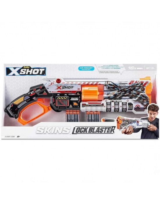 X-Shot Skins Lock Blaster 16 Dartlı