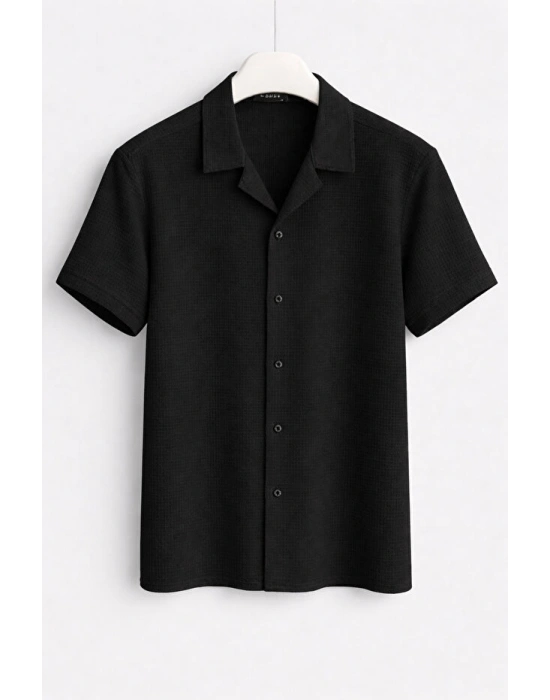 Yazlık Kısa Kol Gömlek Premium Kalite Slim Fit Tarz Ürün Nefes Alan Kumaş