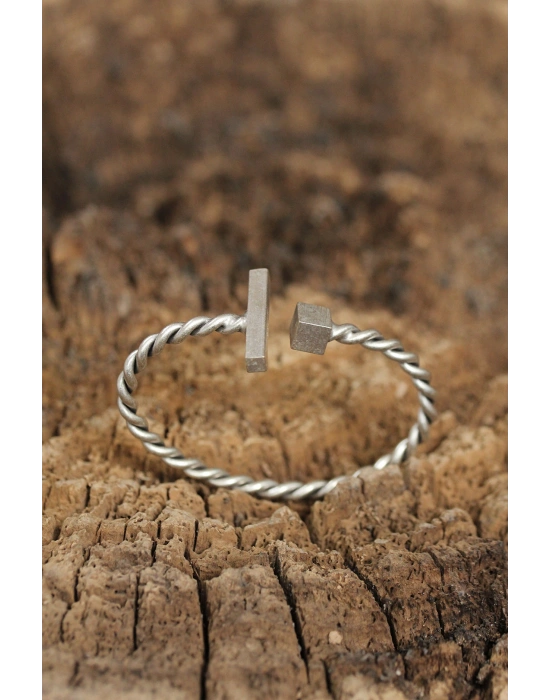 Yeni Sezon Geometrik Tasarımlı Erkek Kelepçe Bileklik