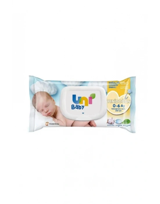 Yenidoğan Islak Havlu Mendil Tekli Paket 40Lı