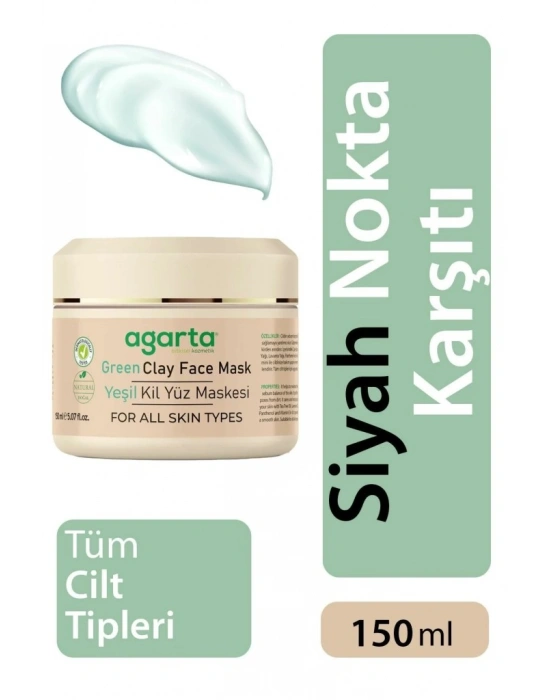 Yeşil Kil Yüz Maskesi 150 ml