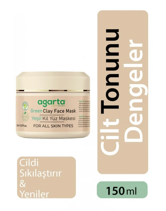 Yeşil Kil Yüz Maskesi 150 ml