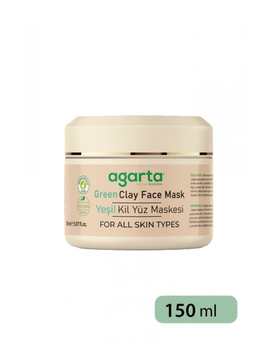 Yeşil Kil Yüz Maskesi 150 ml