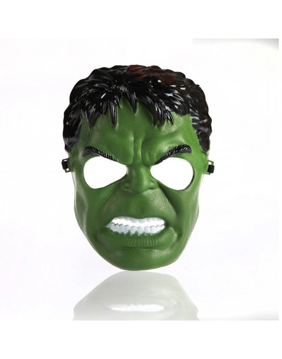 Yeşil Renk Süper Kahraman Dev Adam Hulk Maskesi