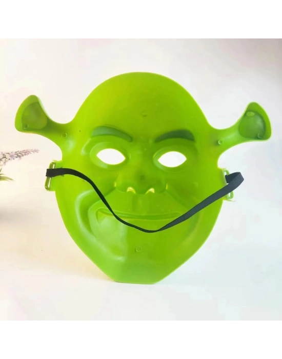 Yeşil Shrek Maskesi 21x25 cm