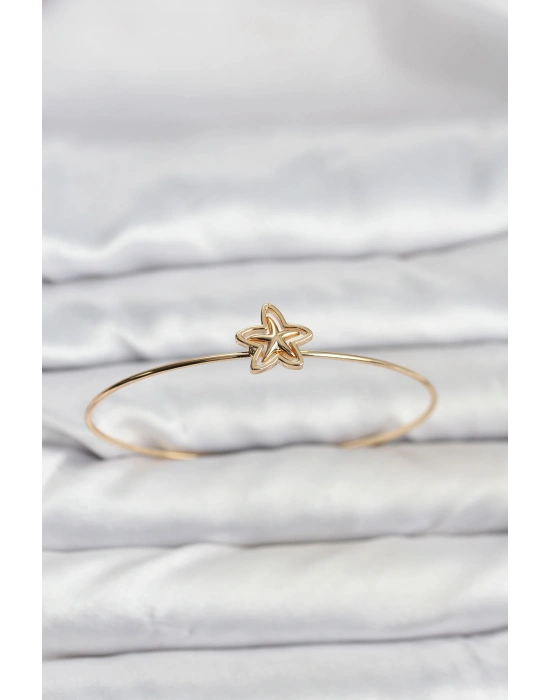Yıldız Model Gold Renk Bileklik