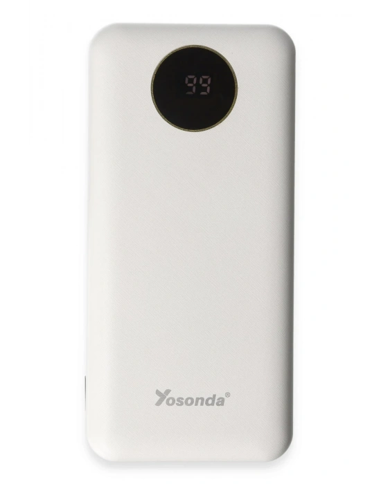 Yosonda A70 4in1 30.000 mAh Powerbank - Beyaz