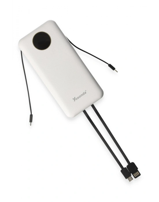 Yosonda A70 4in1 30.000 mAh Powerbank - Beyaz