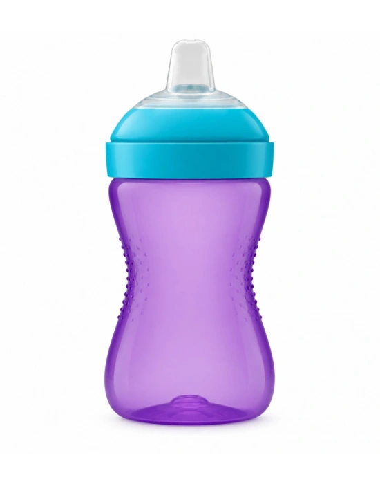 Yumuşak Uçlu Bardak 300 ml Mor