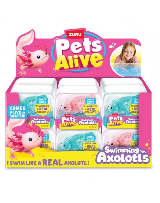 Yüzen Axolotl