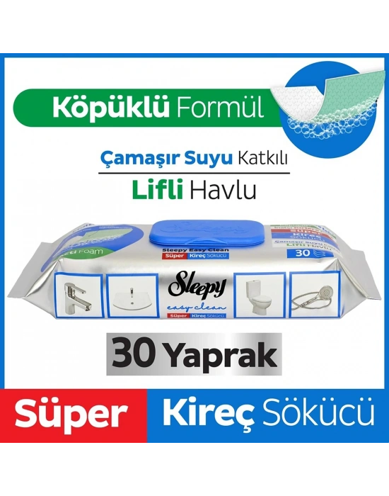Yüzey Temizlik Havlusu 30 Adet Kireç Çözücü