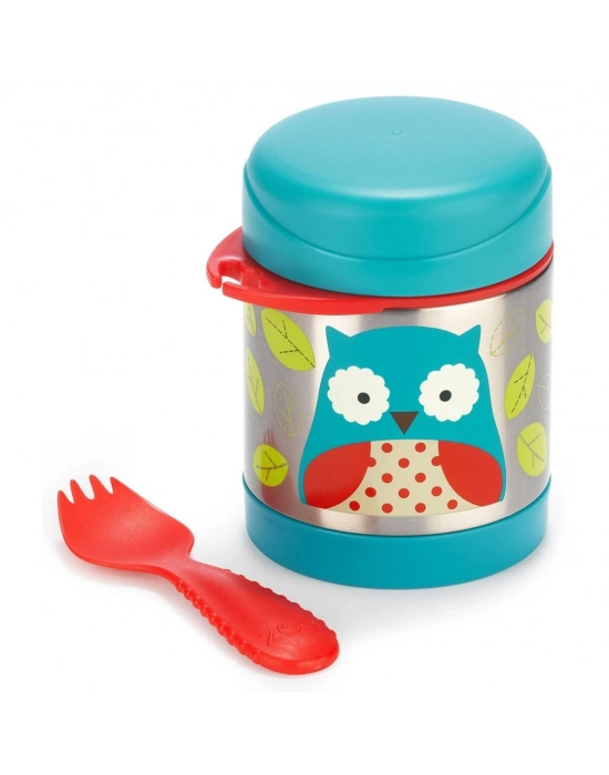 Zoo Paslanmaz Çelik Termos 325 ml Baykuş
