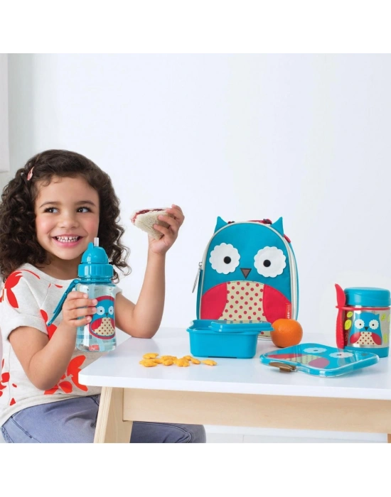 Zoo Paslanmaz Çelik Termos 325 ml Baykuş