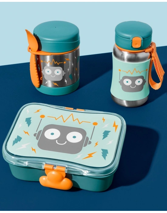 Zoo Pipetli Paslanmaz Çelik Suluk 350 ml Robot