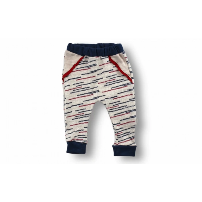 0-3 3-6 6-9 Ay Şemsiyeli Ördek Nakışlı Uzun Kollu Sweatli 2Li Kız-Erkek Bebek Takımı Mavi