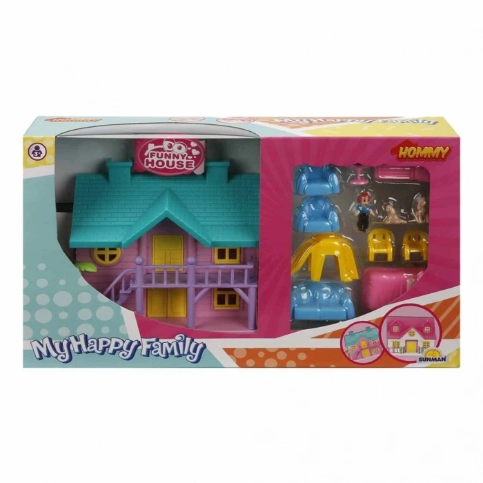 02081 NessiWorld 2 Katlı Ev Oyun Seti Villa