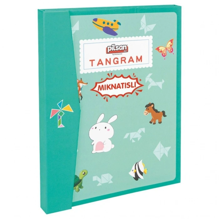 03 569 Ahşap Manyetik Tangram -NessiWorld Oyuncak