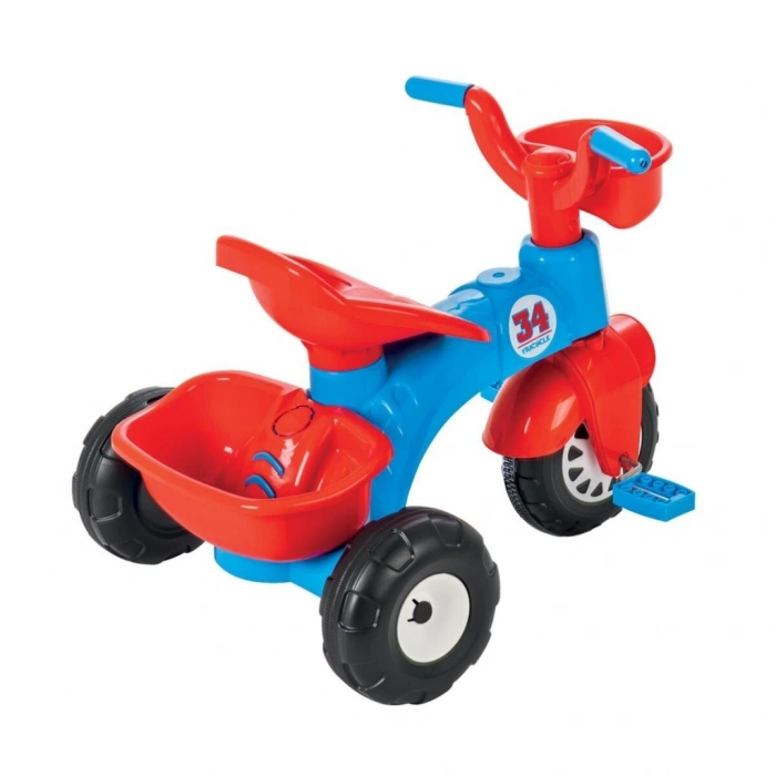 07 169 ATOM BİSİKLET MAVİ KIRMIZI NessiWorld