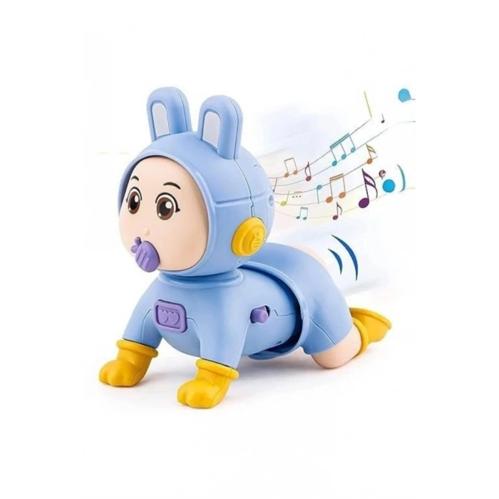 0811-1-100 KUT.PİLLİ EMEKLEYEN BEBEK -PŞA